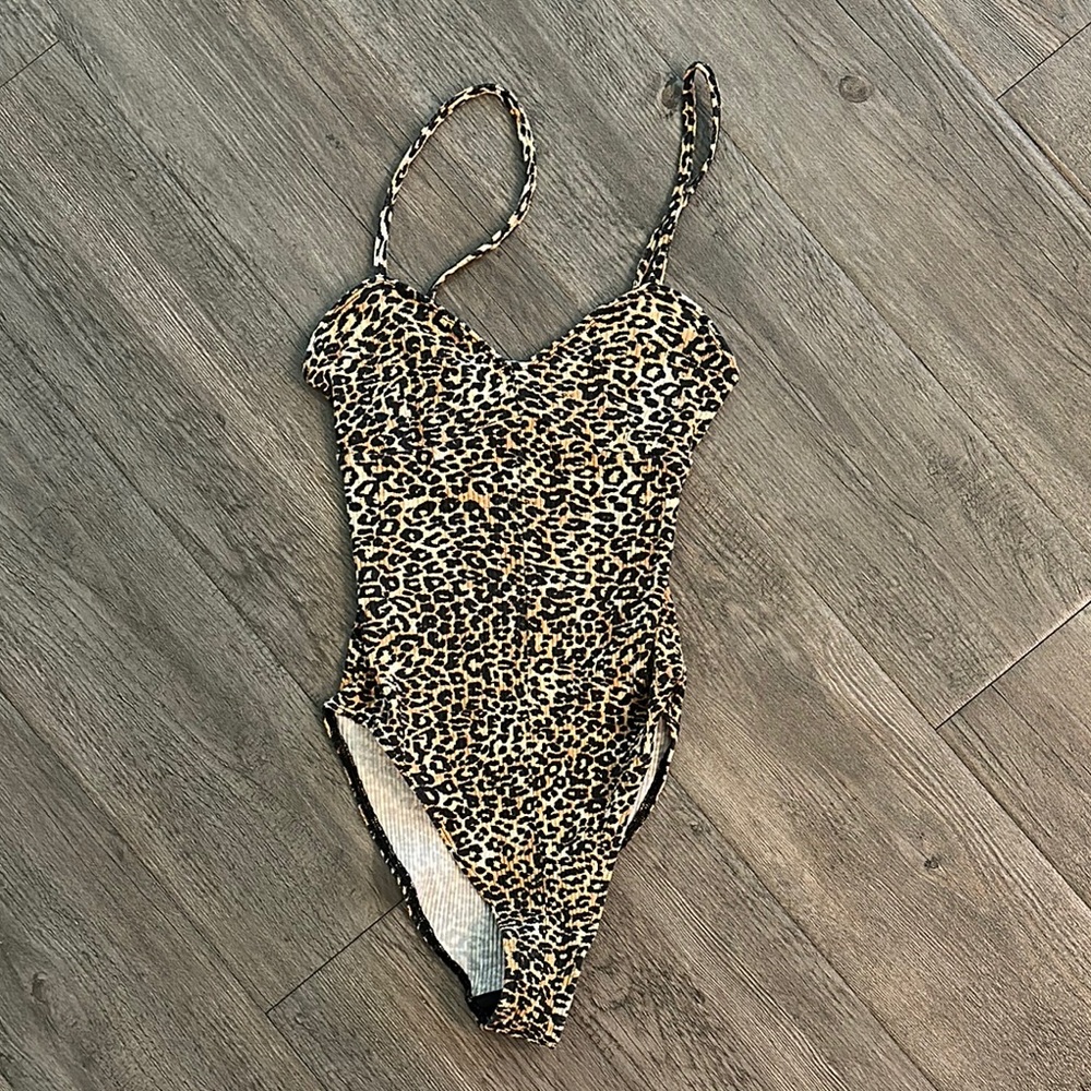 Urban Outfitters Brown and Black BodySuit